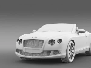 bentley continental gtc 2011 3D Model