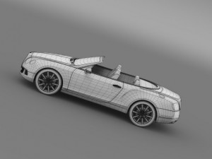 bentley continental gtc 2011 3Dモデル