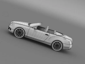 bentley continental gtc 2011 3D Model