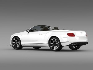 bentley continental gt v8 s convertible 2014 3D मॉडल