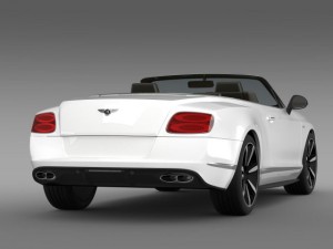 bentley continental gt v8 s convertible 2014 3D मॉडल