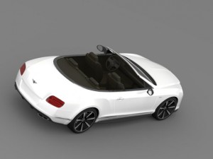 bentley continental gt v8 s convertible 2014 3D मॉडल