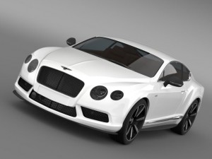 bentley continental gt v8 s coupe 2014 3D Model