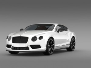bentley continental gt v8 s coupe 2014 3D 모델