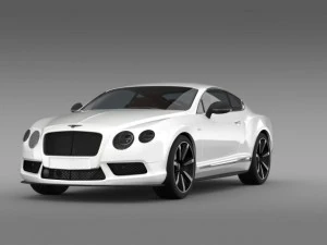 bentley continental gt v8 s coupe 2014 3D Model