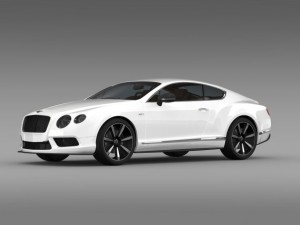 bentley continental gt v8 s coupe 2014 3D 모델
