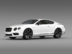 bentley continental gt v8 s coupe 2014 3D Model