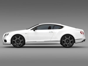 bentley continental gt v8 s coupe 2014 3D 모델