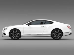 bentley continental gt v8 s coupe 2014 3D Model