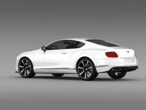 bentley continental gt v8 s coupe 2014 3D 모델