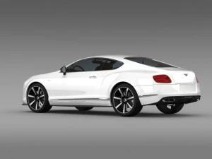 bentley continental gt v8 s coupe 2014 3D Model