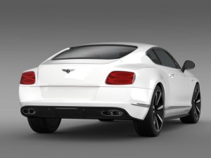 bentley continental gt v8 s coupe 2014 3D 모델