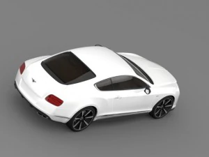 bentley continental gt v8 s coupe 2014 3D Model