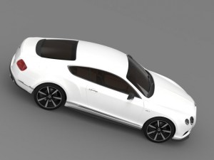 bentley continental gt v8 s coupe 2014 3D 모델