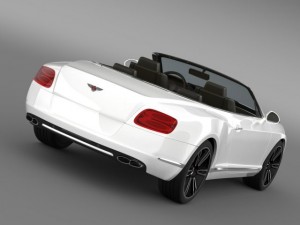 bentley continental gtc v8 2013 Modelo 3D