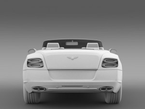 bentley continental gtc v8 2013 Modelo 3D