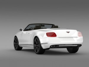 bentley continental gtc v8 2013 Modelo 3D