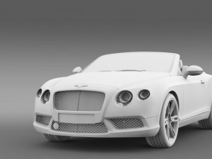 bentley continental gtc v8 2013 Modelo 3D