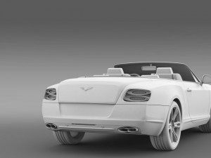 bentley continental gtc v8 2013 Modelo 3D