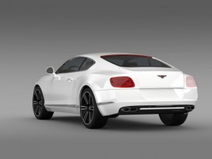 bentley continental gt v8 2013 3D Model