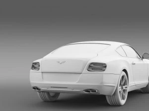 bentley continental gt v8 2013 3D Model