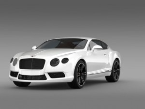 bentley continental gt v8 2013 3D Model