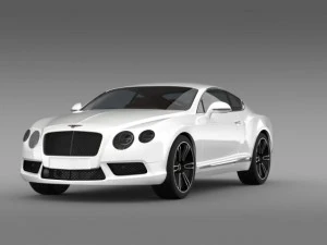 bentley continental gt v8 2013 3D Model