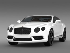 bentley continental gt v8 2013 3D Model