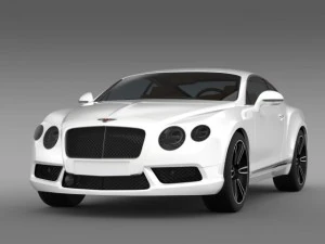 bentley continental gt v8 2013 3D Model