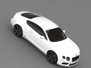 bentley continental gt v8 2013 3D Model