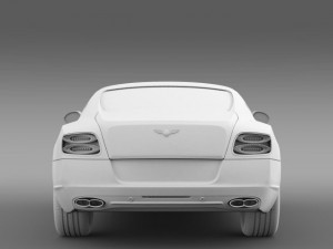 bentley continental gt v8 2013 3D Model