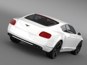 bentley continental gt v8 2013 3D Model