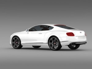 bentley continental gt v8 2013 3D Model