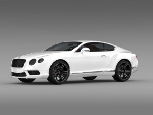 bentley continental gt v8 2013 3D Model