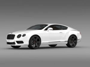 bentley continental gt v8 2013 3D Model
