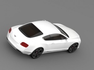 bentley continental gt v8 2013 3D Model