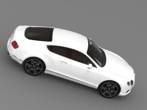 bentley continental gt v8 2013 3D Model