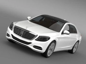 mercedes benz s 300 bluetec h&iacute;brido w222 2014 Modelo 3D
