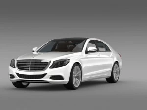 mercedes benz s 300 bluetec hybrid w222 2014 3D Model