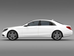 mercedes benz s 300 bluetec hybrid w222 2014 3D Model