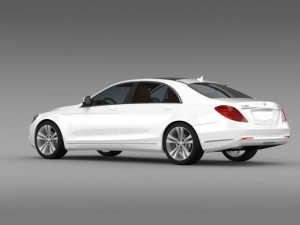 mercedes benz s 300 bluetec hybrid w222 2014 3D Model