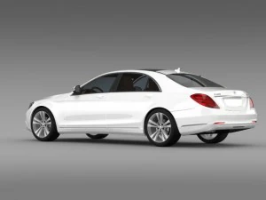 mercedes benz s 300 bluetec hybrid w222 2014 3D Model
