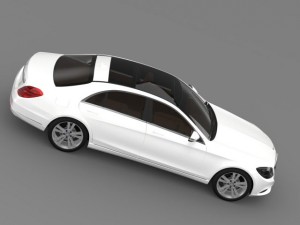 mercedes benz s 300 bluetec hybrid w222 2014 3D Model
