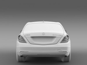 mercedes benz s 300 bluetec hybrid w222 2014 3D Model