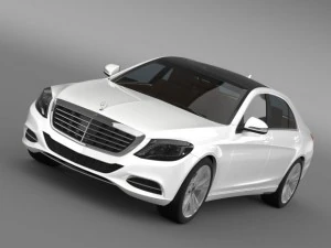 mercedes benz 350 bluetec w222 2013 Modelo 3D