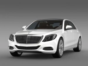mercedes benz s 350 bluetec w222 2013 3D Model