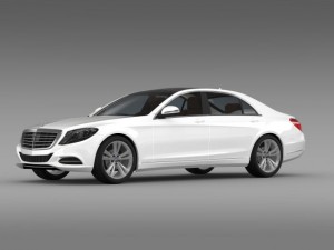 mercedes benz s 350 bluetec w222 2013 3Dモデル