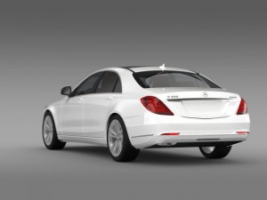 mercedes benz s 350 bluetec w222 2013 3Dモデル