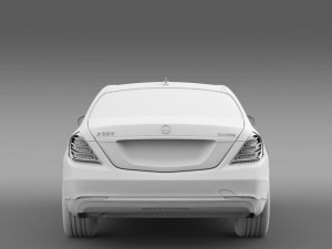 mercedes benz s 350 bluetec w222 2013 3Dモデル