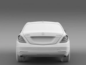mercedes benz s 350 bluetec w222 2013 3D Model